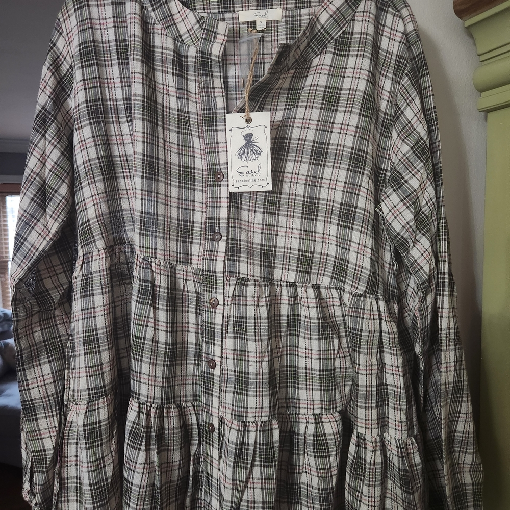 Easel  Plaid Shirt